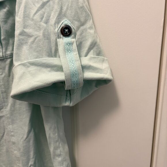 Style & Co Button Down Blouse Mint Green Size XXL EUC - Picture 8 of 9